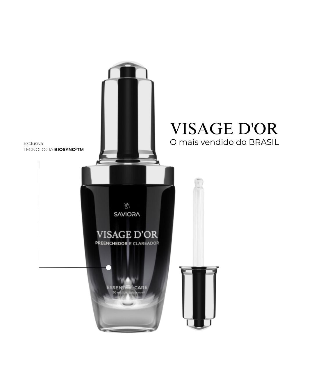 Visage D'or - Sérum Clareador com Tecnologia BioSync³TM